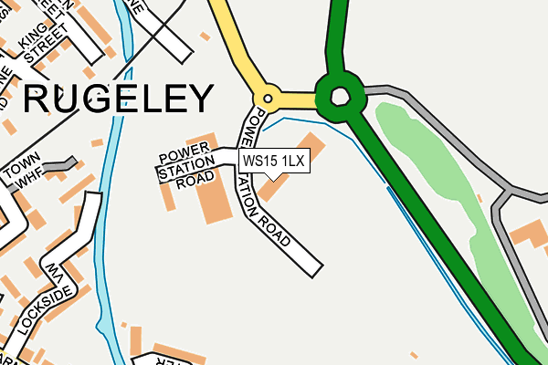 WS15 1LX map - OS OpenMap – Local (Ordnance Survey) WS15 1LX map - OS OpenMap – Local (Ordnance Survey)