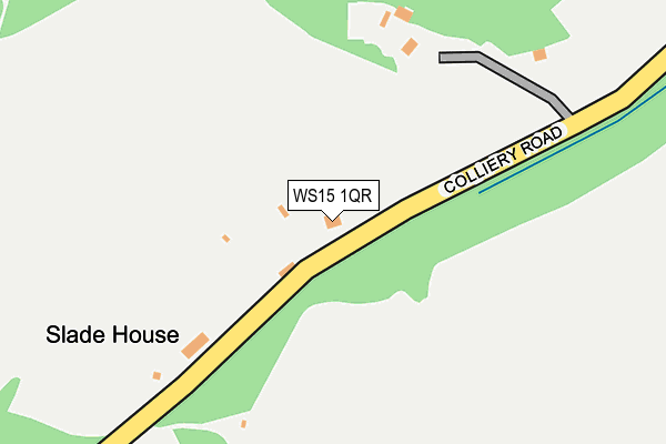 WS15 1QR map - OS OpenMap – Local (Ordnance Survey) WS15 1QR map - OS OpenMap – Local (Ordnance Survey)