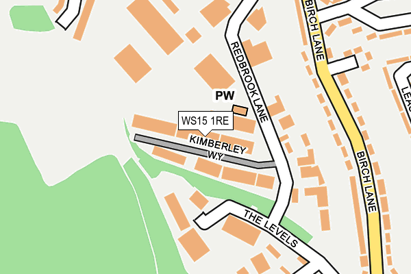 WS15 1RE map - OS OpenMap – Local (Ordnance Survey) WS15 1RE map - OS OpenMap – Local (Ordnance Survey)
