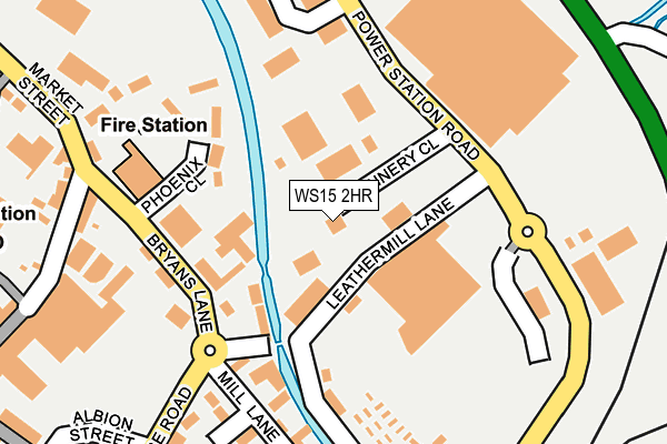 WS15 2HR map - OS OpenMap – Local (Ordnance Survey) WS15 2HR map - OS OpenMap – Local (Ordnance Survey)