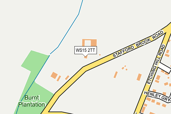 WS15 2TT map - OS OpenMap – Local (Ordnance Survey) WS15 2TT map - OS OpenMap – Local (Ordnance Survey)