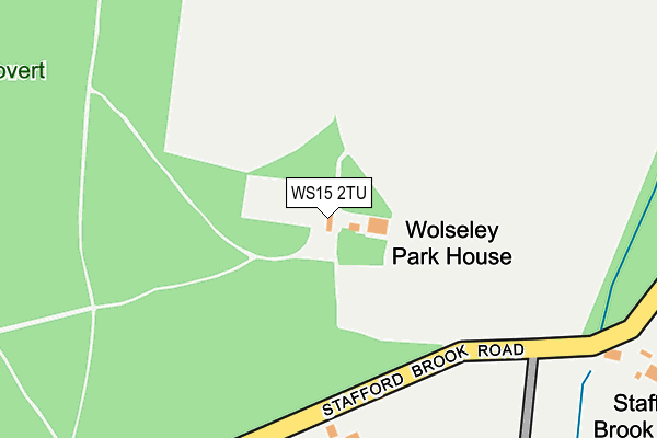 WS15 2TU map - OS OpenMap – Local (Ordnance Survey) WS15 2TU map - OS OpenMap – Local (Ordnance Survey)