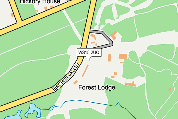 WS15 2UQ map - OS OpenMap – Local (Ordnance Survey) WS15 2UQ map - OS OpenMap – Local (Ordnance Survey)