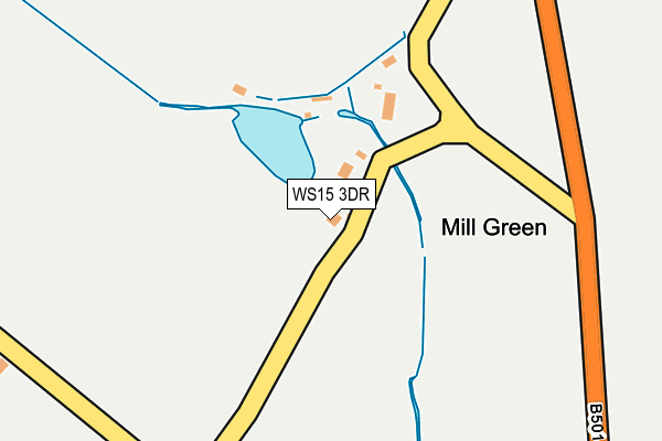 WS15 3DR map - OS OpenMap – Local (Ordnance Survey) WS15 3DR map - OS OpenMap – Local (Ordnance Survey)