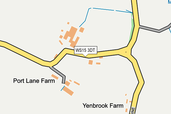 WS15 3DT map - OS OpenMap – Local (Ordnance Survey) WS15 3DT map - OS OpenMap – Local (Ordnance Survey)