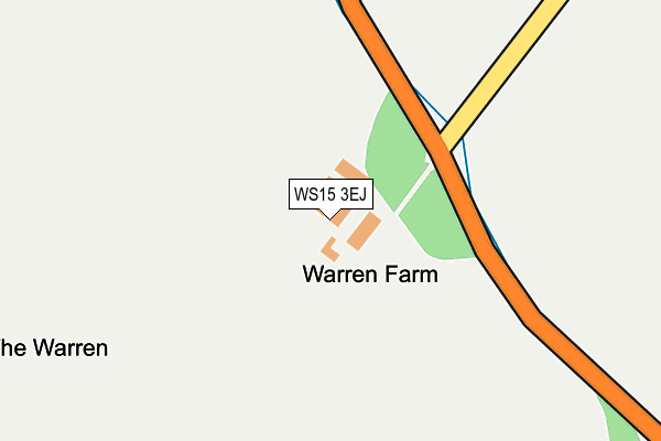 WS15 3EJ map - OS OpenMap – Local (Ordnance Survey) WS15 3EJ map - OS OpenMap – Local (Ordnance Survey)