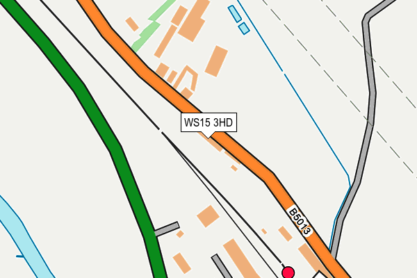 WS15 3HD map - OS OpenMap – Local (Ordnance Survey) WS15 3HD map - OS OpenMap – Local (Ordnance Survey)