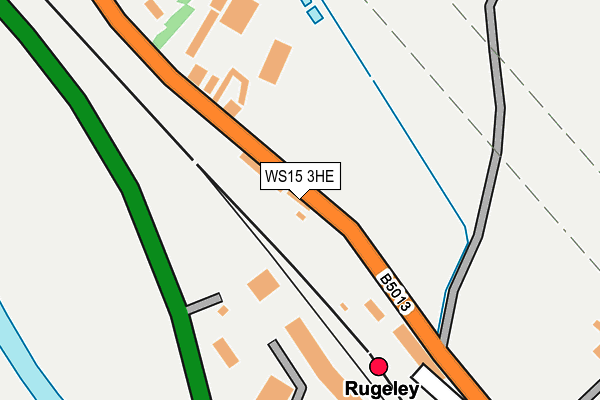 WS15 3HE map - OS OpenMap – Local (Ordnance Survey) WS15 3HE map - OS OpenMap – Local (Ordnance Survey)