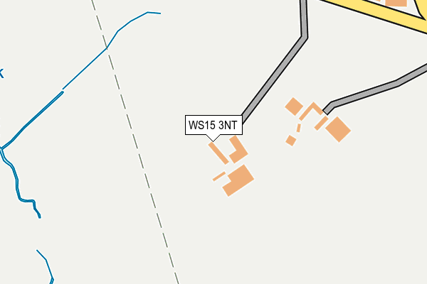 WS15 3NT map - OS OpenMap – Local (Ordnance Survey) WS15 3NT map - OS OpenMap – Local (Ordnance Survey)
