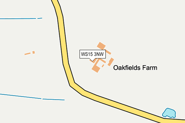 WS15 3NW map - OS OpenMap – Local (Ordnance Survey) WS15 3NW map - OS OpenMap – Local (Ordnance Survey)