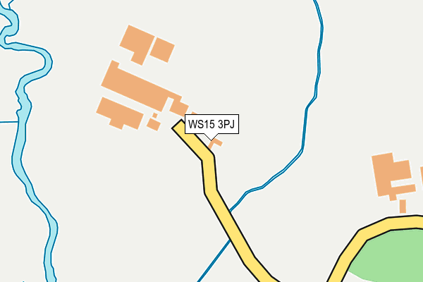 WS15 3PJ map - OS OpenMap – Local (Ordnance Survey) WS15 3PJ map - OS OpenMap – Local (Ordnance Survey)