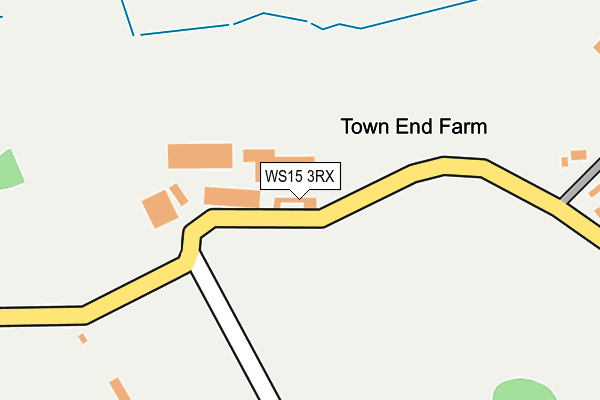 WS15 3RX map - OS OpenMap – Local (Ordnance Survey) WS15 3RX map - OS OpenMap – Local (Ordnance Survey)