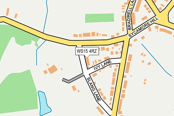 WS15 4RZ map - OS OpenMap – Local (Ordnance Survey) WS15 4RZ map - OS OpenMap – Local (Ordnance Survey)