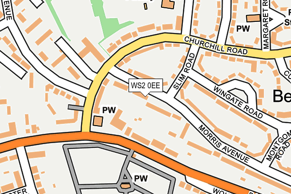 WS2 0EE map - OS OpenMap – Local (Ordnance Survey) WS2 0EE map - OS OpenMap – Local (Ordnance Survey)