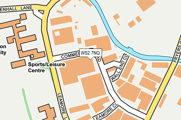 WS2 7NQ map - OS OpenMap – Local (Ordnance Survey) WS2 7NQ map - OS OpenMap – Local (Ordnance Survey)