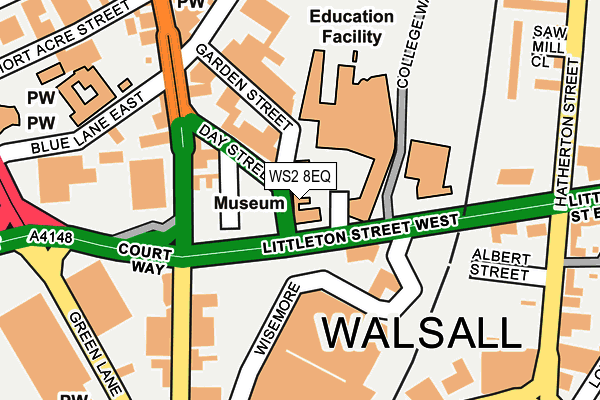 WS2 8EQ map - OS OpenMap – Local (Ordnance Survey) WS2 8EQ map - OS OpenMap – Local (Ordnance Survey)