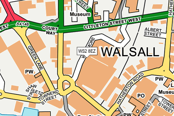WS2 8EZ map - OS OpenMap – Local (Ordnance Survey) WS2 8EZ map - OS OpenMap – Local (Ordnance Survey)