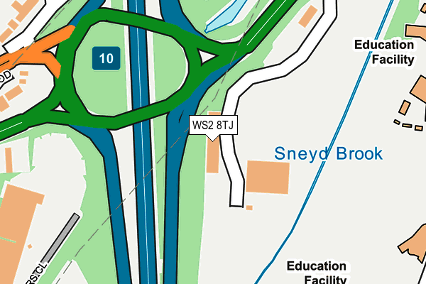 WS2 8TJ map - OS OpenMap – Local (Ordnance Survey) WS2 8TJ map - OS OpenMap – Local (Ordnance Survey)