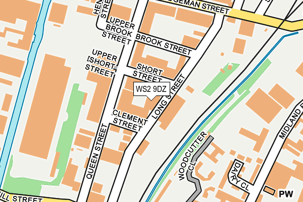 WS2 9DZ map - OS OpenMap – Local (Ordnance Survey) WS2 9DZ map - OS OpenMap – Local (Ordnance Survey)