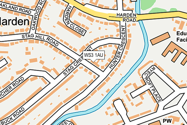WS3 1AU map - OS OpenMap – Local (Ordnance Survey) WS3 1AU map - OS OpenMap – Local (Ordnance Survey)
