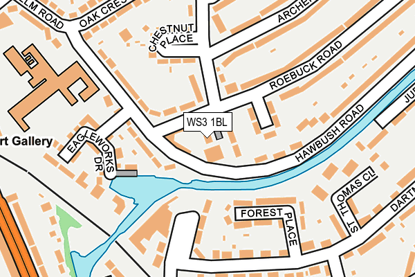 WS3 1BL map - OS OpenMap – Local (Ordnance Survey) WS3 1BL map - OS OpenMap – Local (Ordnance Survey)