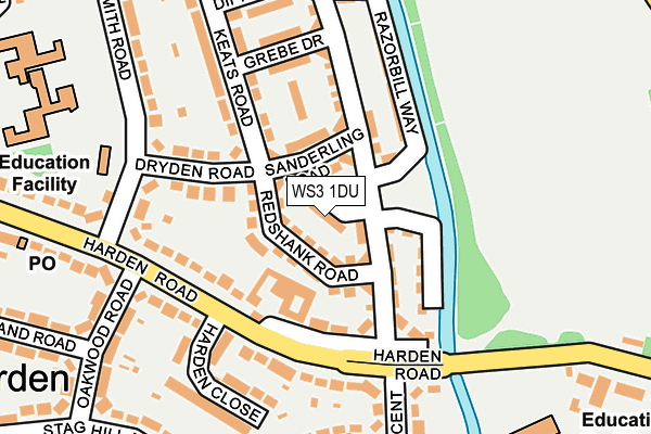 WS3 1DU map - OS OpenMap – Local (Ordnance Survey) WS3 1DU map - OS OpenMap – Local (Ordnance Survey)