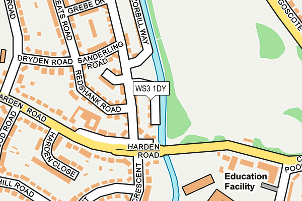 WS3 1DY map - OS OpenMap – Local (Ordnance Survey) WS3 1DY map - OS OpenMap – Local (Ordnance Survey)