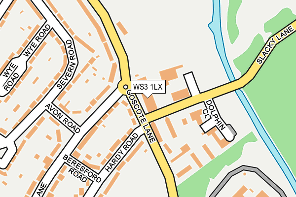 WS3 1LX map - OS OpenMap – Local (Ordnance Survey) WS3 1LX map - OS OpenMap – Local (Ordnance Survey)