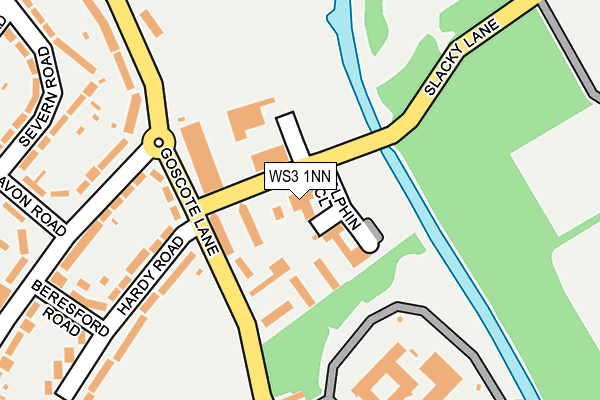 WS3 1NN map - OS OpenMap – Local (Ordnance Survey) WS3 1NN map - OS OpenMap – Local (Ordnance Survey)