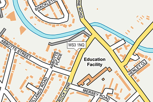 WS3 1NQ map - OS OpenMap – Local (Ordnance Survey) WS3 1NQ map - OS OpenMap – Local (Ordnance Survey)