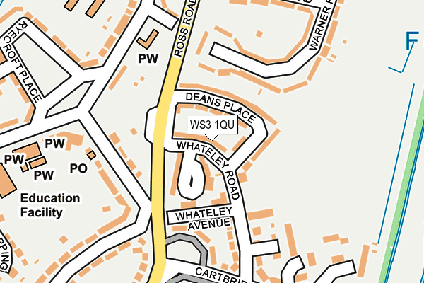 WS3 1QU map - OS OpenMap – Local (Ordnance Survey) WS3 1QU map - OS OpenMap – Local (Ordnance Survey)