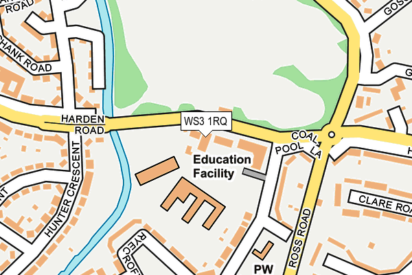 WS3 1RQ map - OS OpenMap – Local (Ordnance Survey) WS3 1RQ map - OS OpenMap – Local (Ordnance Survey)