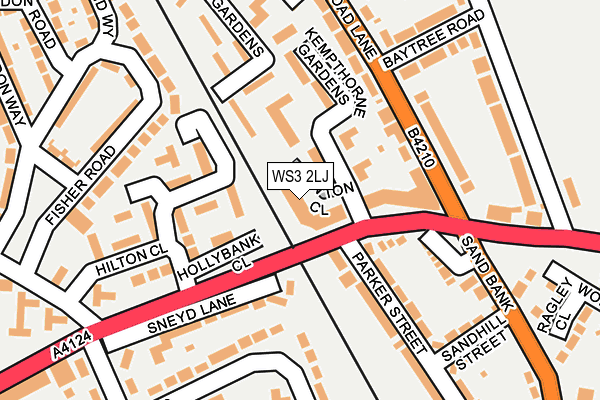 WS3 2LJ map - OS OpenMap – Local (Ordnance Survey) WS3 2LJ map - OS OpenMap – Local (Ordnance Survey)