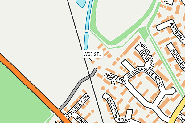 WS3 2TJ map - OS OpenMap – Local (Ordnance Survey) WS3 2TJ map - OS OpenMap – Local (Ordnance Survey)