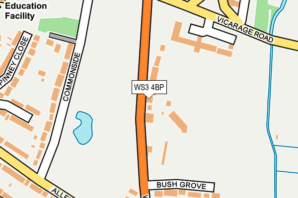 WS3 4BP map - OS OpenMap – Local (Ordnance Survey) WS3 4BP map - OS OpenMap – Local (Ordnance Survey)