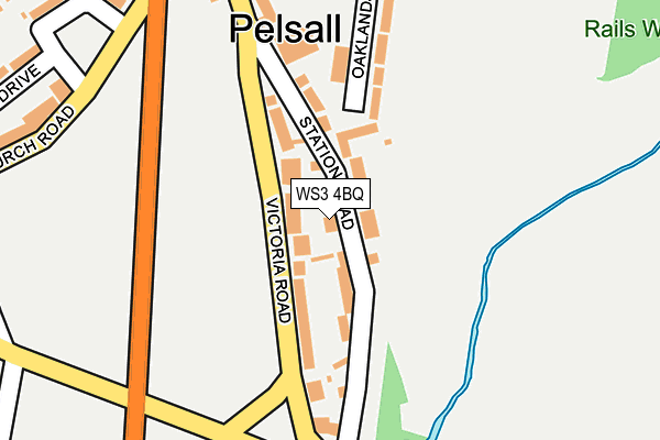 WS3 4BQ map - OS OpenMap – Local (Ordnance Survey)