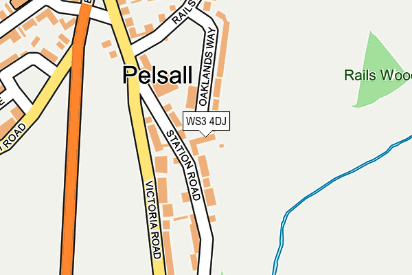 WS3 4DJ map - OS OpenMap – Local (Ordnance Survey) WS3 4DJ map - OS OpenMap – Local (Ordnance Survey)