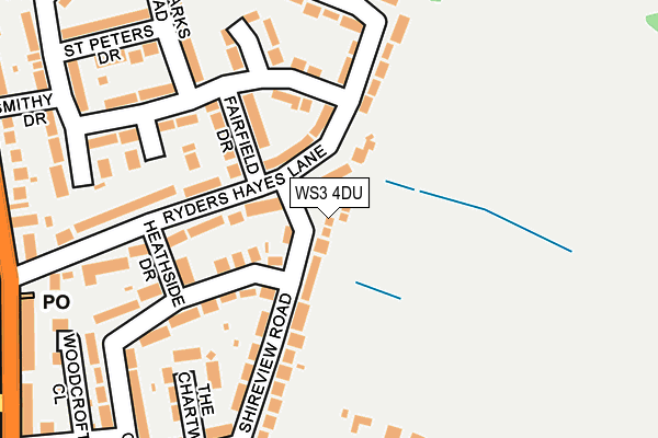 WS3 4DU map - OS OpenMap – Local (Ordnance Survey) WS3 4DU map - OS OpenMap – Local (Ordnance Survey)