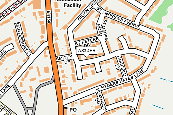 WS3 4HR map - OS OpenMap – Local (Ordnance Survey) WS3 4HR map - OS OpenMap – Local (Ordnance Survey)