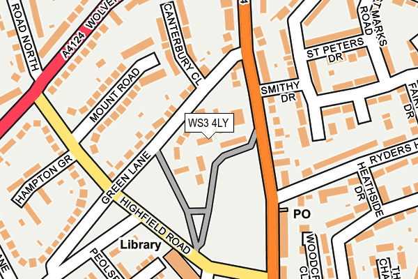 WS3 4LY map - OS OpenMap – Local (Ordnance Survey) WS3 4LY map - OS OpenMap – Local (Ordnance Survey)