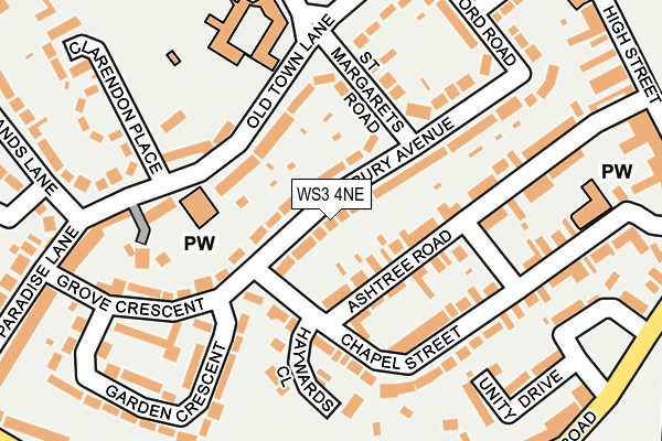 WS3 4NE map - OS OpenMap – Local (Ordnance Survey) WS3 4NE map - OS OpenMap – Local (Ordnance Survey)