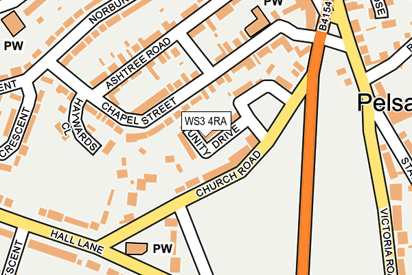WS3 4RA map - OS OpenMap – Local (Ordnance Survey) WS3 4RA map - OS OpenMap – Local (Ordnance Survey)