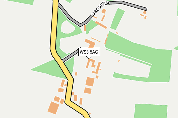 WS3 5AG map - OS OpenMap – Local (Ordnance Survey) WS3 5AG map - OS OpenMap – Local (Ordnance Survey)