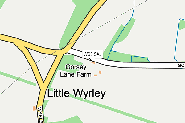 WS3 5AJ map - OS OpenMap – Local (Ordnance Survey) WS3 5AJ map - OS OpenMap – Local (Ordnance Survey)