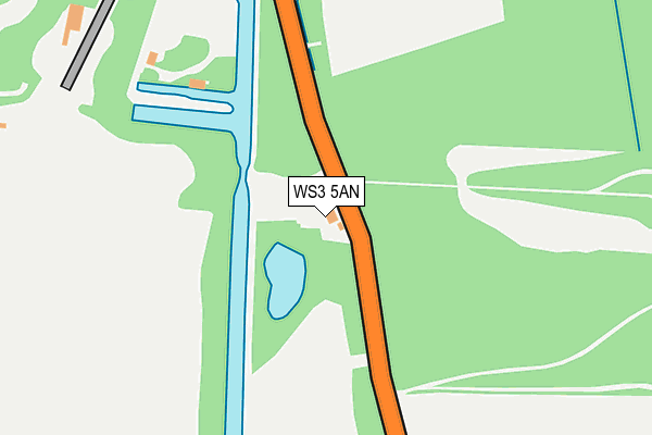 WS3 5AN map - OS OpenMap – Local (Ordnance Survey) WS3 5AN map - OS OpenMap – Local (Ordnance Survey)
