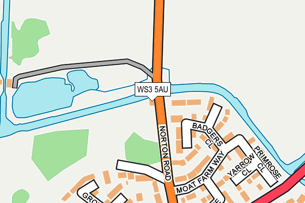 WS3 5AU map - OS OpenMap – Local (Ordnance Survey) WS3 5AU map - OS OpenMap – Local (Ordnance Survey)