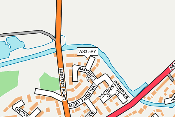 WS3 5BY map - OS OpenMap – Local (Ordnance Survey) WS3 5BY map - OS OpenMap – Local (Ordnance Survey)
