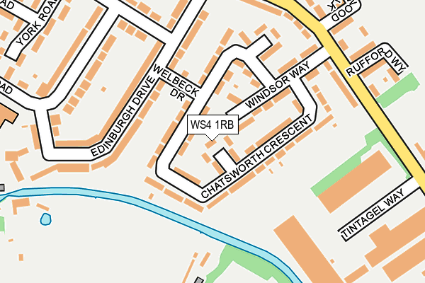 WS4 1RB map - OS OpenMap – Local (Ordnance Survey) WS4 1RB map - OS OpenMap – Local (Ordnance Survey)
