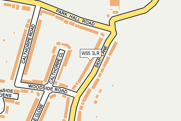 WS5 3LR map - OS OpenMap – Local (Ordnance Survey) WS5 3LR map - OS OpenMap – Local (Ordnance Survey)