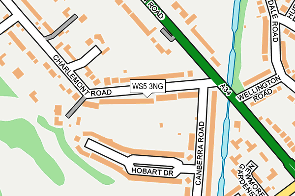 WS5 3NG map - OS OpenMap – Local (Ordnance Survey) WS5 3NG map - OS OpenMap – Local (Ordnance Survey)